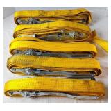 5 Ratchet Tie-Down Straps or Lashing Straps