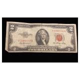 1953 Red seal $2 Bill