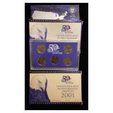(3) 50 State Quarters Proof sets 2001