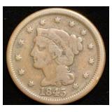 1845 Large Cent