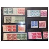 1955-1956 Vtg Postage Stamps