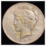 1923 Silver Peace Dollar coin