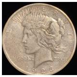 1923 Silver Peace Dollar coin