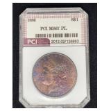1886 Morgan Silver Dollar PCI MS67 PL