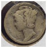 1921 Mercury Silver Dime (key date)