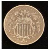 1867 Shield Nickel