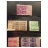 1940 & 1941 Antique Postage Stamps