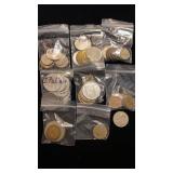Assortment of foreign coins