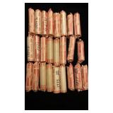$11+ 1970ï¿½s rolled pennies (some are partial