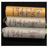 1941-S Jefferson Nickels