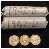 1942-D Jefferson Nickels