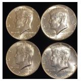 (4) Kennedy Silver Half Dollars 40%