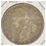 1836 Capped Bust Silver Half Dollar