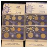 2001 &2002 United States Clad Proof Sets