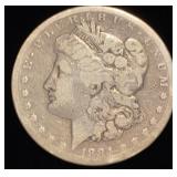 1884-S Silver Morgan Dollar coin