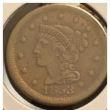 1853 Large Cent