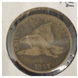 1857 Flying Eagle Cent