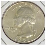 1941 Washington Silver Quarter