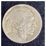 1913 Buffalo Nickel (raised ground, full horn)