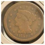 1851 Large Cent
