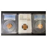 1946-S, 1954-S & 1955-D Lincoln Cents