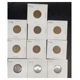 (10) 1904 Indian Head Pennies