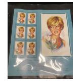Diana Princess of Wales Stamp Collection