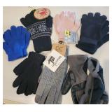 Ladies gloves, some new (7 pair)