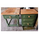 End Tables (2), damaged tops,