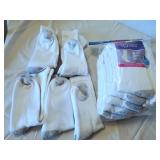 Hanes White Crew Socks (15 pair)