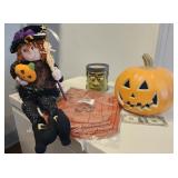 Jack O Lantern - lighted, Treat Bags, Witch
