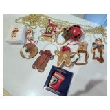 Christmas Ornaments with cookie cutters