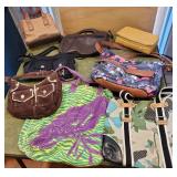 Purses, bags, various makers