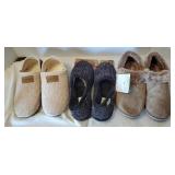 Ladies House slippers (3 pair)