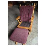 Glider Rocker & Foot Stool