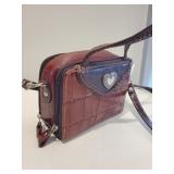 Brighton Croc Mini Box Purse