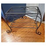 Longaberger wrought iron double shelf