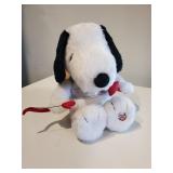 Plush Snoopy Cupid - battery operated