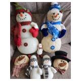 Lighted Snowman Figures & ornaments