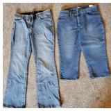Lee Blue Jeans & shorts
