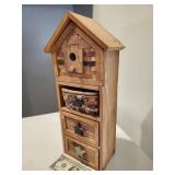 Bird House with basket & drawers