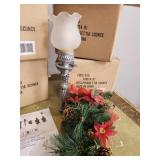 Poinsettia Wall Sconces (4)