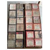 Box of Antique Player Piano Rolls