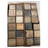 Box of Antique Player Piano Rolls