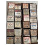 Box of Antique Player Piano Rolls