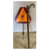 Oil Drum Pump & Slow-Moving Vehicle Sign