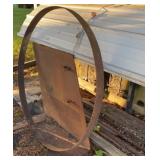 Wagon Wheel Rim, Sheet Metal & Other Scrap Metal
