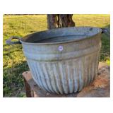 Vtg Galvanized Tub