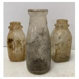 Antique Townsend Dairy & Other Milk Bottles