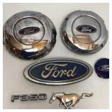 Metal Ford Emblems & Center Caps